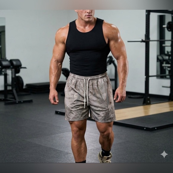 YoungLA Other - YoungLA Shorts Men’s Camo Athletic Boundle 2pcs XL x 6.5” Workout Gym